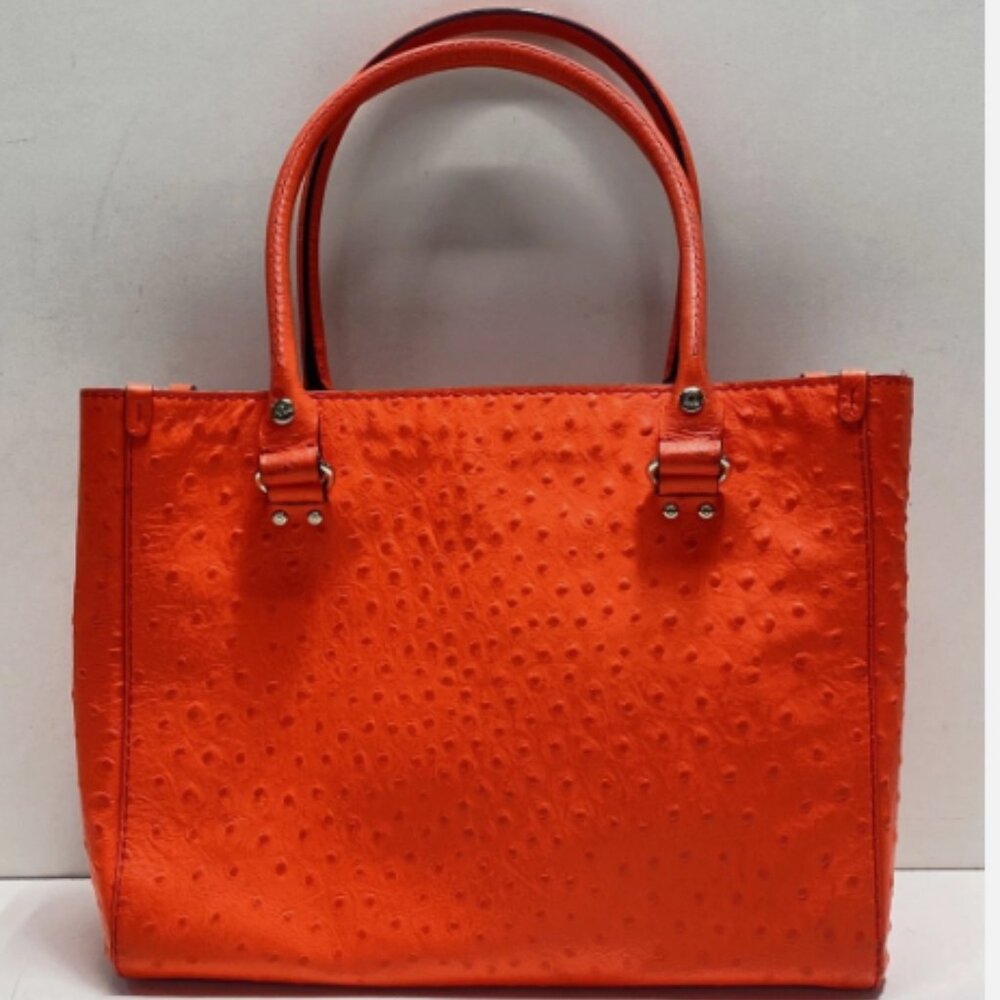 Kate Spade Wellesley Quinn Bag in Ostrich Flame EUC - Picture 2 of 5